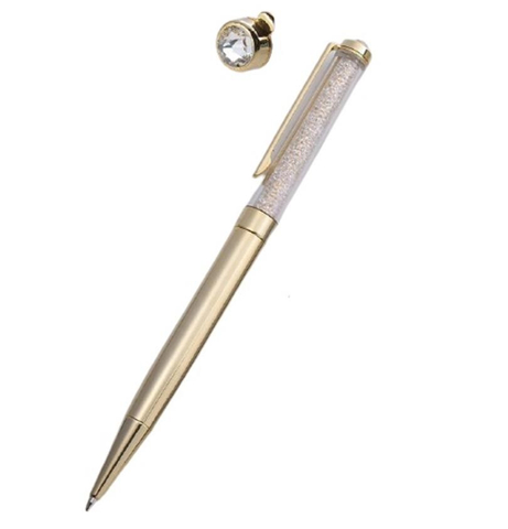 Delicate color mixed crystal crystal ballpoint pen AD-011