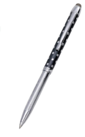 Metal full diamond telescopic touch screen stylus TS-P21