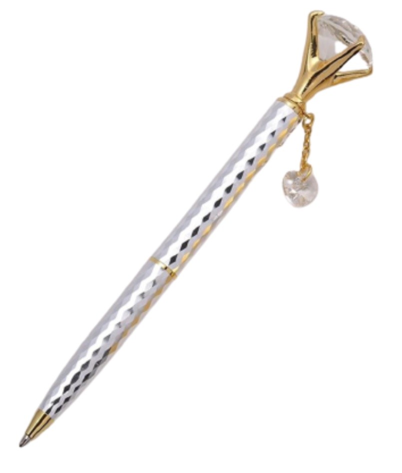 Exquisite Diamond Cut 24K Gold Luxury Ballpoint Pen B88(2C)-T20