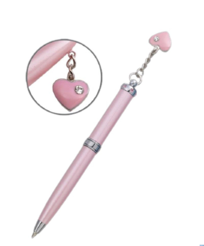 Brass metal chrome plated luxury crystal ball pen B09-A