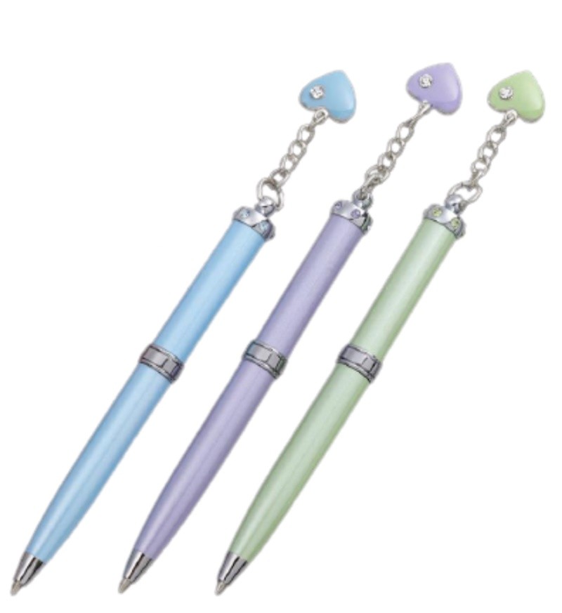 Brass metal chrome plated luxury crystal ball pen B09-A