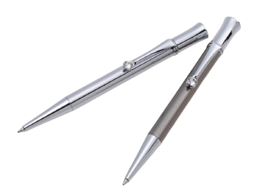 Diamond cut design, deluxe ballpoint pen. B-137(4C)