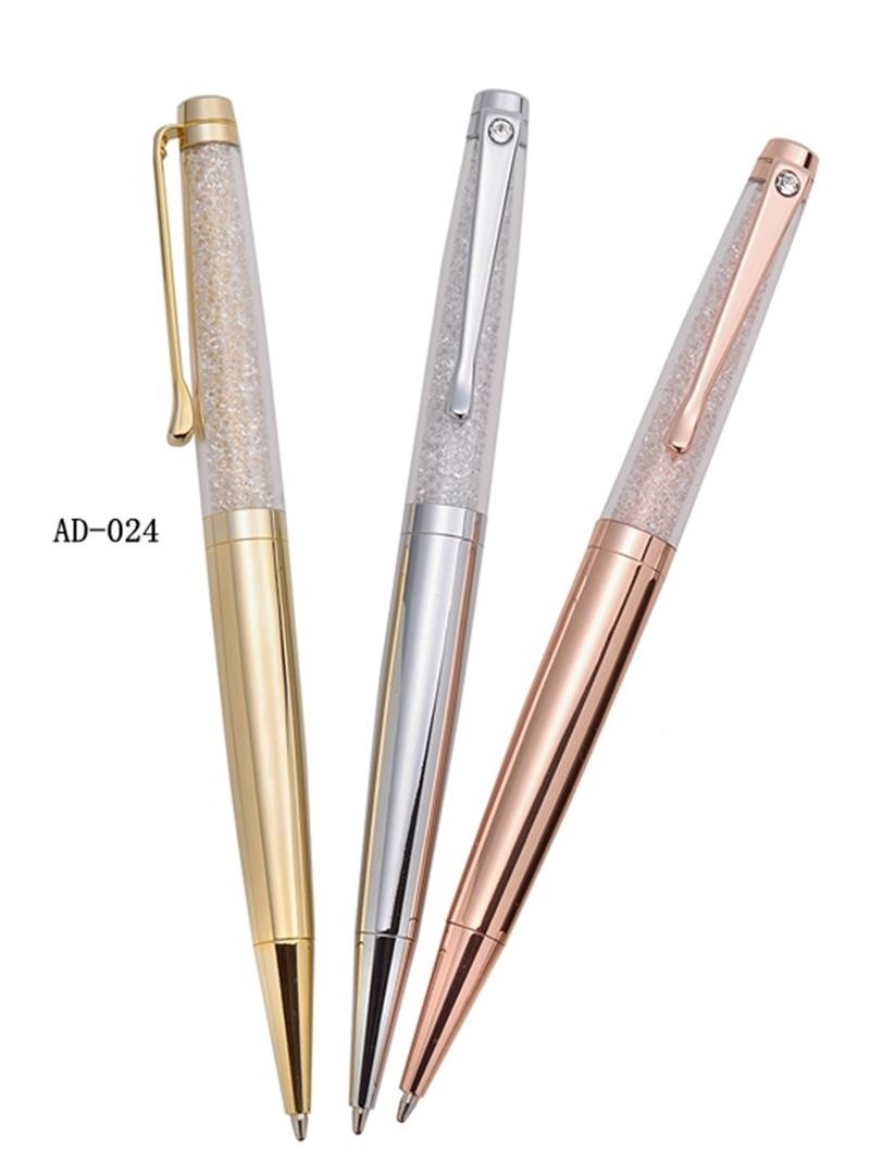 Elegant SW crystal clip crystal pen AD-024