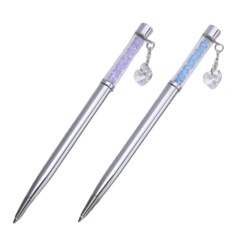 Exquisite ultra-thin crystal ball pen AD-013