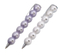 Pearly chrome-plated luxury crystal ball pen B13-LP