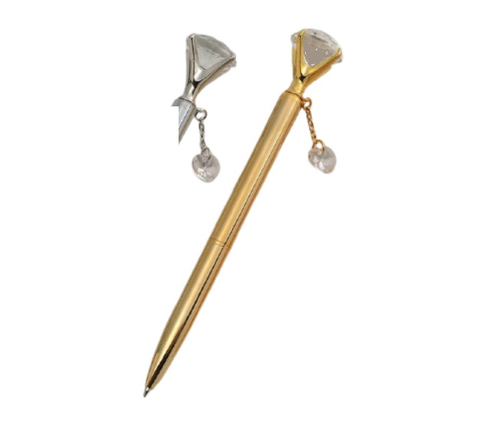 Exquisite and fashionable Swarovski heart-shaped water ballpoint pen B88H-T20